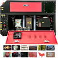 80W CO2 Laser Engraver Cutter 700x500mm Colour Screen