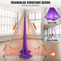Aerial Yoga Frame 2950mm Purple 250kg Yoga Swing Stand + 12m Hammock