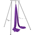 Aerial Yoga Frame 2950mm Purple 250kg Yoga Swing Stand + 12m Hammock