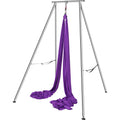 Aerial Yoga Frame 2950mm Purple 250kg Yoga Swing Stand + 12m Hammock