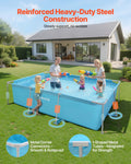 Bestway Frame Pool 3x2x0.762m Rectangular 3959L Steel Blue