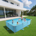 Bestway Frame Pool 3x2x0.762m Rectangular 3959L Steel Blue