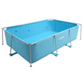 Bestway Frame Pool 3x2x0.762m Rectangular 3959L Steel Blue