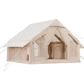 Inflatable Camping Tent 4-6 Person 4 Season Glamping Stove Jack 2Door