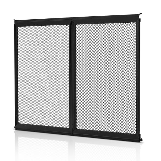 RV Screen Door Protector 622x508mm Pet Mesh Black Aluminium