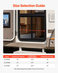 VEVOR RV Screen Door Protector 622x508mm Pet Mesh Black Aluminium