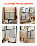 VEVOR RV Screen Door Protector 622x508mm Pet Mesh Black Aluminium