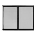 VEVOR RV Screen Door Protector 622x508mm Pet Mesh Black Aluminium