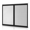 RV Screen Door Protector, 673.1 x 508 mm Door Grille, Easy to Install and Disassemble, Reinforced Breathable Protective Mesh, Aluminum Alloy Camper RV Entry Protector for Pet Protection, Black