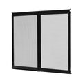 RV Screen Door Protector, 571.5 x 508 mm Door Grille, Easy to Install and Disassemble, Reinforced Breathable Protective Mesh, Aluminum Alloy Camper RV Entry Protector for Pet Protection, Black