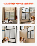VEVOR RV Screen Door Protector 571.5x508mm Pet Mesh Black