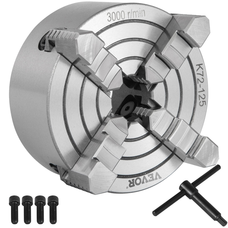 Metal Lathe Chuck 4-Jaw Independent 5