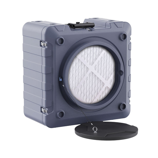 Air Scrubber with 3-Stage Filtration, Stackable Negative Air Machine 550 CFM, Air Cleaner with MERV10, Carbon, H13 HEPA, for Home, Industrial and Commercial Use