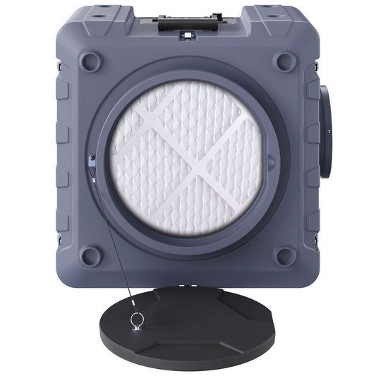 Air Scrubber with 3-Stage Filtration, Stackable Negative Air Machine 800 CFM, Air Cleaner with MERV10, Carbon, H13 HEPA, for Home, Industrial and Commercial Use