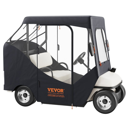 Golf Cart Enclosure 2-Seater Polyester Sunproof Dustproof