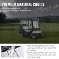 Golf Cart Enclosure 2-Seater Polyester Sunproof Dustproof
