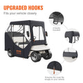 Golf Cart Enclosure 2-Seater Polyester Sunproof Dustproof
