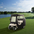 Golf Cart Enclosure 2-Seater Polyester Sunproof Dustproof