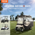Golf Cart Enclosure 4 Passenger 420D Polyester Transparent Windows