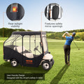 Golf Cart Enclosure 4 Passenger 420D Polyester Transparent Windows