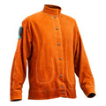Flame-Resistant Welding Jacket Heavy Duty Leather L Size