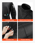 FR Welding Jacket Large Heavy Duty Cowhide Leather 9oz Cotton