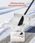 40cm Aluminum Snow Shovel Driveway Lightweight Detachable Garden