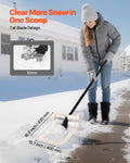 40cm Aluminum Snow Shovel Driveway Lightweight Detachable Garden