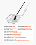 40cm Aluminum Snow Shovel Driveway Lightweight Detachable Garden