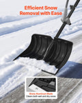 Snow Shovel 45.5cm Wide D-Handle Non Slip Lightweight Snowplow