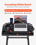 Mobile Cycling Desk Foldable Bike Trainer Fitness Desk with Lockable Wheel