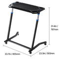 Mobile Cycling Desk Foldable Bike Trainer Fitness Desk with Lockable Wheel
