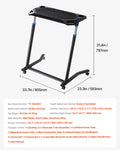 Mobile Cycling Desk Foldable Bike Trainer Fitness Desk Lock Wheel