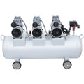 Air Compressor 100L Tank 3HP Oil Free Ultra Silent Inflator