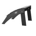 Adirondack Ottoman 47.5L x 50W x 33H cm HDPE Folding Black