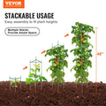 Tomato Cage 1230mm Plant Support Trellis Stackable 6 Pack Garden