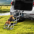 Dog Stairs Folding 4-Step Aluminum 150kg Pet Ramp Car