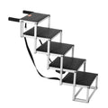 Dog Car Steps 5-Step Folding Ramp Lightweight Aluminum 150kg