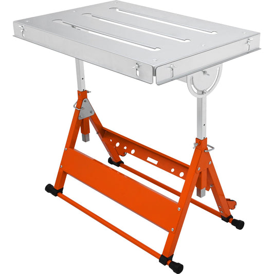 Welding Table 30"x20" 400lbs Folding Steel Workbench Adjustable