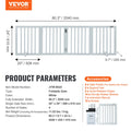 Dog Gate 4 Panel Foldable 80.3