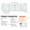 Dog Gate 4 Panel Foldable 80.3