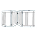 Freestanding Dog Gate 4 Panel 96.5