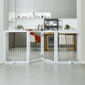 Freestanding Dog Gate 4 Panel 96.5