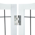Freestanding Dog Gate 4 Panel 96.5