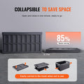 VEVOR Collapsible Storage Bins 65L 3 Pack Plastic Stackable Containers
