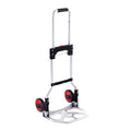 Folding Hand Truck 80kg Aluminum Portable Cart Convertible Dolly