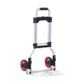 Folding Hand Truck 80kg Aluminum Portable Cart Convertible Dolly