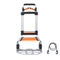 Folding Hand Truck, 140 kg Load Capacity, Aluminum Portable Cart, Convertible Hand Truck and Dolly with Telescoping Handle and PP+TPR Wheels, Ultra Lightweight Super Strong for Moving Warehouse