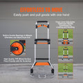 Folding Hand Truck 140kg Aluminum Portable Dolly Cart Telescoping