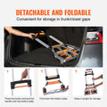 Folding Hand Truck 140kg Aluminum Portable Dolly Cart Telescoping